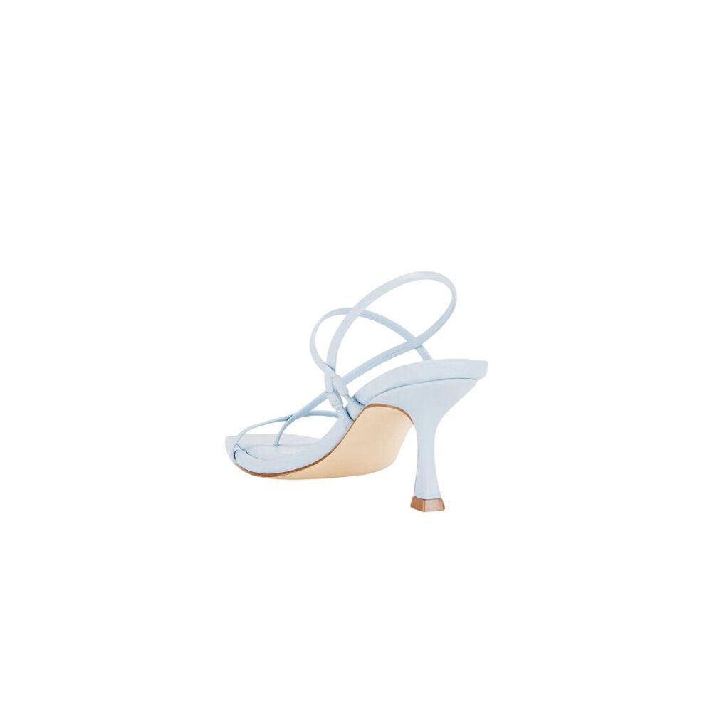 Steve Madden Locke Sandals in Blue Leather 7 New with Box Womens High Heels - Picture 5 of 15